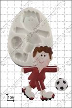 Picture of FUNKY FOTTBALLER SILICONE MOULD